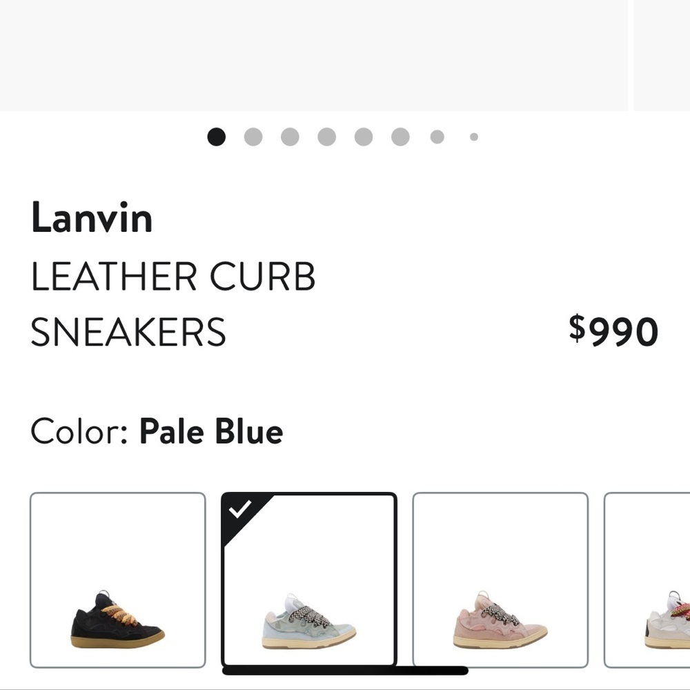 Lanvin Curb Sneakers - Picture 2 of 6